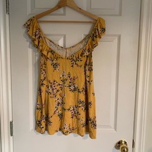 Torrid off shoulder floral top